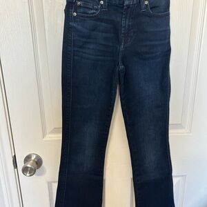 Seven7 Women's Dark Indigo Flare Jeans